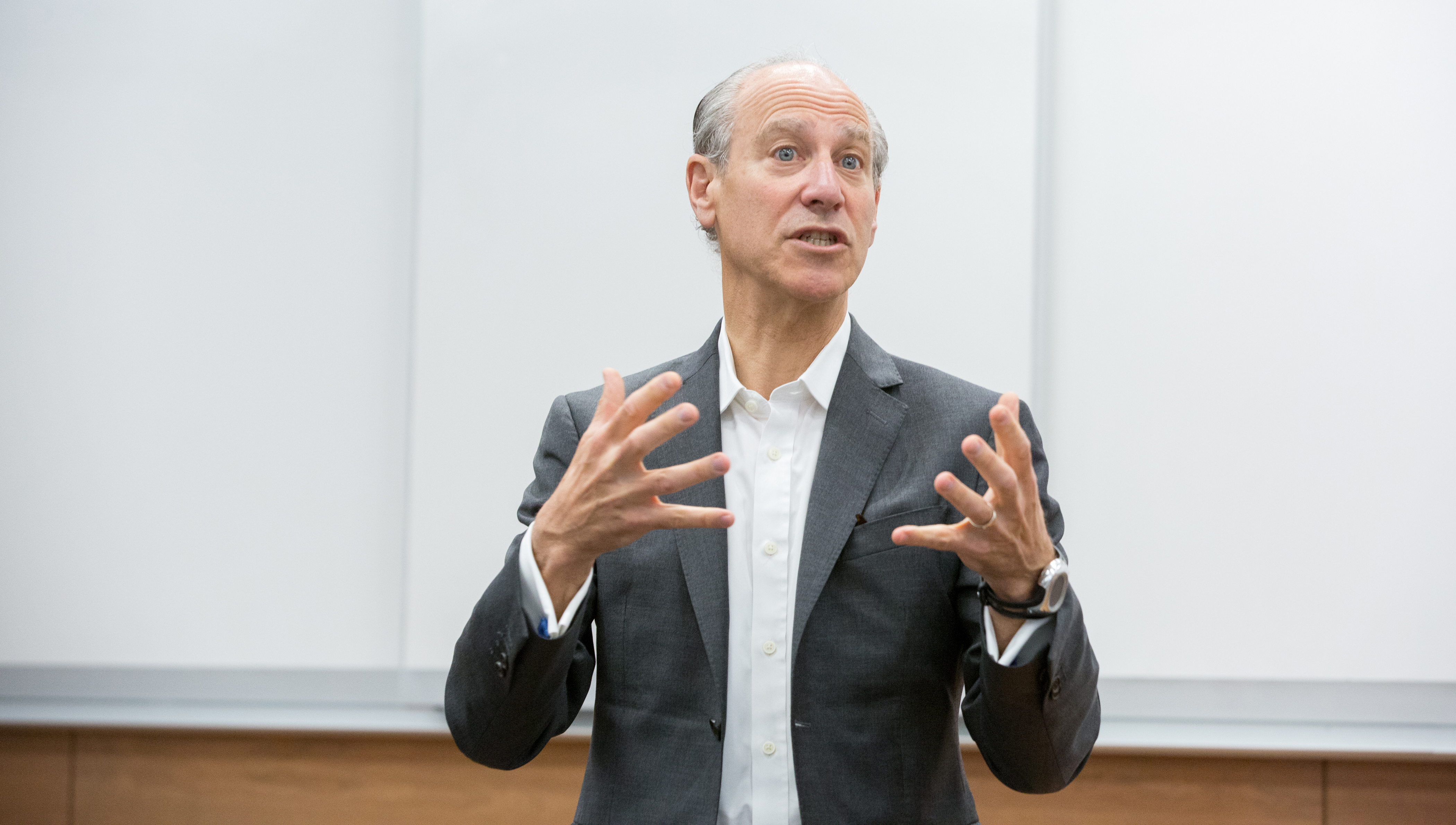 Glenn Lowry speaking at Heinz College