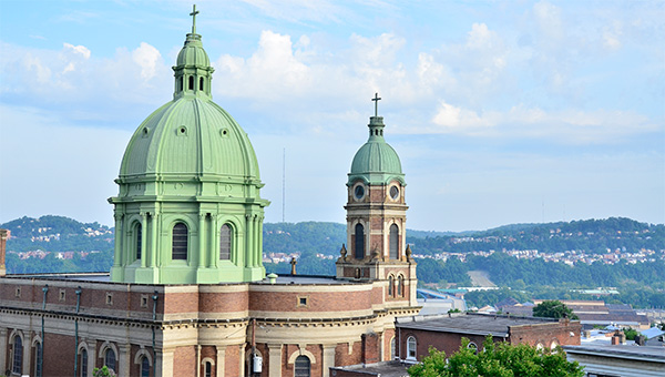 Immaculate Heart of Mary Church in the Polish Hill neighborhood of Pittsburgh