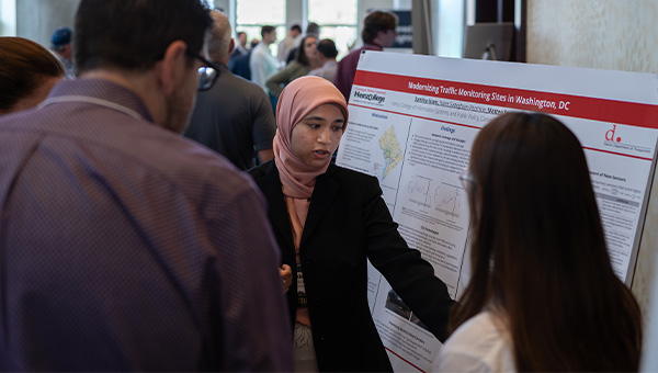 Samiha Islam at a conference